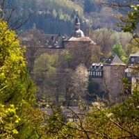 Blick zum Oberen Schloss aus Richtung Tiergarten
