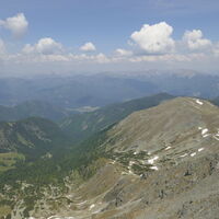 Blick zu den Ennstaler Alpen