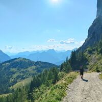 Letzter Aufstieg zur Calvi-Hütte