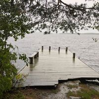 Steg der Rehjansaari-Schutzunterkunft, Kajaani
