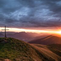 Pleschnitzzinken bei Abendstimmung