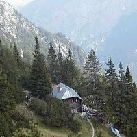 Buchsteinhaus von oben 