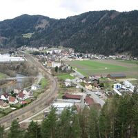 Ausblick auf Leoben-Hinterberg