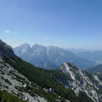 auch beim Abstieg werfen wir noch einen Blick auf die Reichensteingruppe
