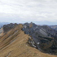 der Hauptgrat im Rofan (Teil der Brandenberger Alpen)