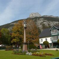 Kurpark mit Kur- und Amtshaus Altaussee