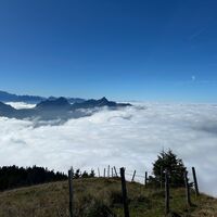 Aussicht Stockberg über dem Nebelmeer