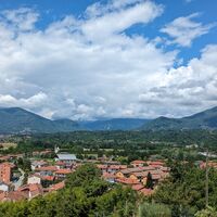 Panorama von der Castello-Straße