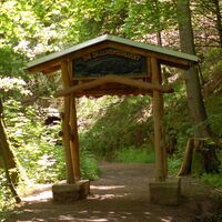 Eingang zur Drachenschlucht im Mariental
