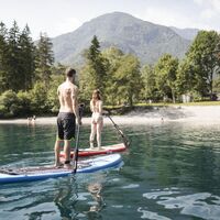 Rundfahrt um den Ledrosee mit dem SUP