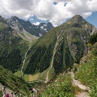 Auf dem Weg zur Rüsselsheimer Hütte