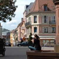 Fußgängerzone in Sarreguemines