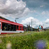 Bike und Bahn - Im Goms unzertrennlich wie Zwillinge