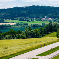 Radfahrer am Längsee