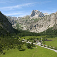 Gramai Alm - am Ende des Falzthurntales