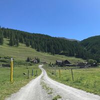 Ortschaft Brusà del Plan - Argentera-Tal