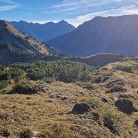 Blick zurück auf das Kelmer Jöchl