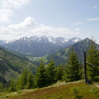 Blick in die Bösensteingruppe vom Tierkogel aus