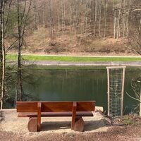 Bank Stauseeblick Rögispromenade Thal