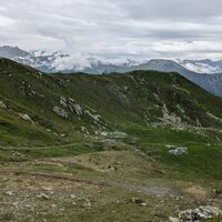 Panorama vom Colle Pian Fum nach Norden
