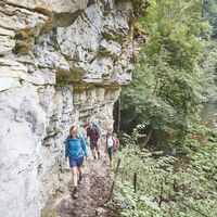 Felsenwand Felsengalerie Wutachschlucht