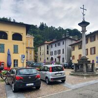 Hauptplatz von Montegrino Valtravaglia