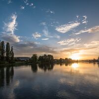 SteinamRhein_Bilck_Stein_InselWerd_Sonne_Juli