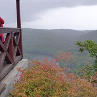 Terrasse am nördlichen Aussichtspunkt