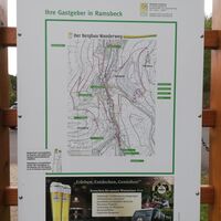 Infotafel BergbauWanderweg Ramsbeck Karte