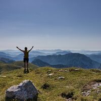 Gipfelpanorama Richtung Süden