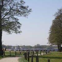 Streckenbaschnitt am Meer
