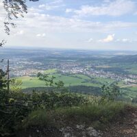 Blick vom Lochenhörnle Richtung Balingen / Tübingen