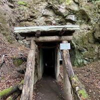 Stolleneingang in den Steinbruch des Arensberg Vulkan