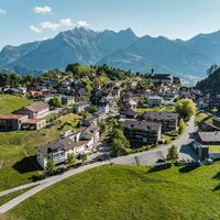 Pfäfers mit Blick zum Falknismassiv