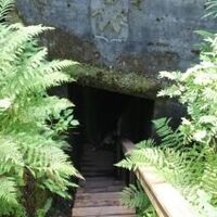 Eingang zum Bunker Rutola