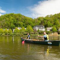 Mit dem Kanu auf der Lahn
