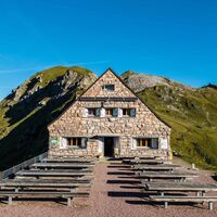 Pfälzerhütte 2108 Meter über Meer