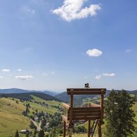 Blick auf Todtnauberg mit Lesestuhl
