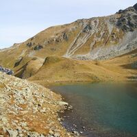 Der Gafiersee in der Schweiz