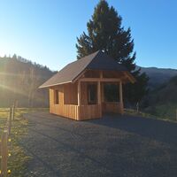 Hirten-Schutzhütte im Frühjahr