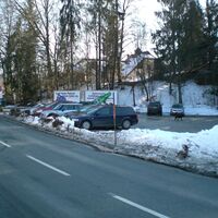 Parkplatz Eishalle Velden