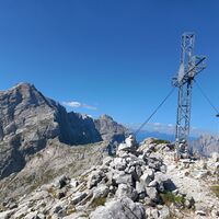 Planspitze mit zwei Gipfelkreuze