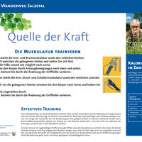 Informationstafel der VitalWanderWelt Bad Salzuflen