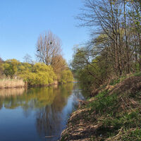 Werra beim Naturcampingplatz Ebenshausen