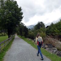 Die Elisabethpromenade folgt der Gasteiner Ache.
