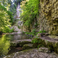 Felsgalerien in der  Wutachschlucht