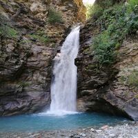 Wasserfall beim Aufstieg zum Lagh da Palü