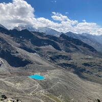 Blick auf den Gletschersee