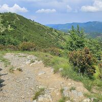 10.4 km Blick auf spätere Abfahrt weiter rechts