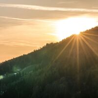 Sonnenaufgang über dem Fastenberg